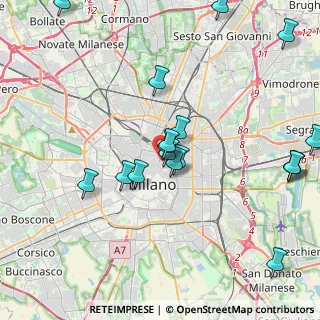 Mappa Via Mangili Cesare, 20121 Milano MI, Italia (4.9405)