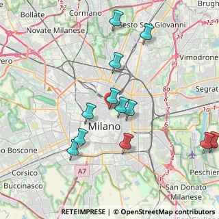 Mappa Via Mangili Cesare, 20121 Milano MI, Italia (4.08333)