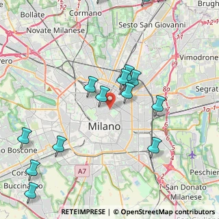 Mappa Via Mangili Cesare, 20121 Milano MI, Italia (5.33625)