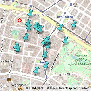 Mappa Via Privata Cesare Mangili, 20121 Milano MI, Italia (0.219)