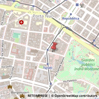 Mappa Via della Moscova, 8, 20121 Milano, Milano (Lombardia)