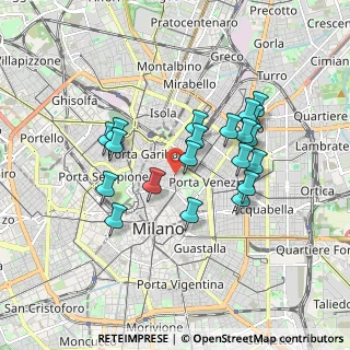 Mappa Via Privata Cesare Mangili, 20121 Milano MI, Italia (1.5615)
