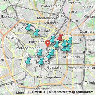 Mappa Via Mangili Cesare, 20121 Milano MI, Italia (1.45643)