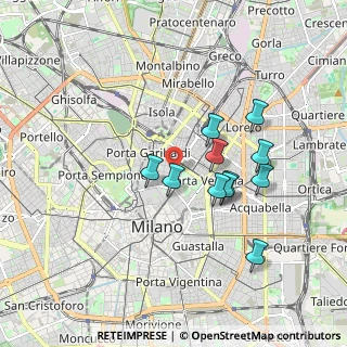 Mappa Via Mangili Cesare, 20121 Milano MI, Italia (1.54)