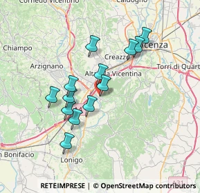 Mappa Via Gentile, 36040 Brendola VI, Italia (6.13231)