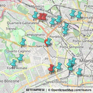 Mappa Viale Giovanni Migliara, 20148 Milano MI, Italia (2.6135)