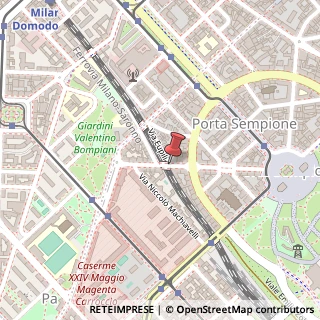 Mappa Via Abbondio Sangiorgio,  13, 20145 Milano, Milano (Lombardia)