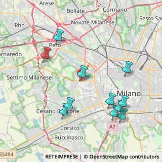 Mappa Piazza Axum, 20151 Milano MI, Italia (4.39727)