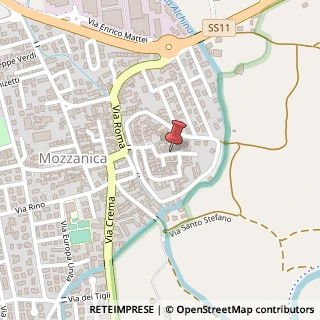 Mappa Via Domenico Ceresoli, 9, 24050 Mozzanica, Bergamo (Lombardia)