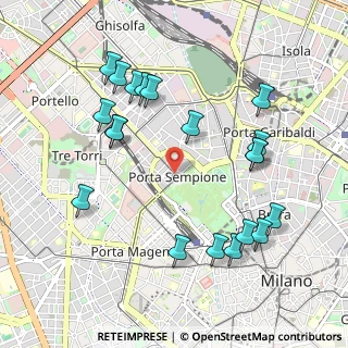 Mappa Piazza Sempione, 20121 Milano MI, Italia (1.0885)
