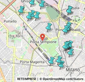 Mappa Piazza Sempione, 20121 Milano MI, Italia (1.2515)