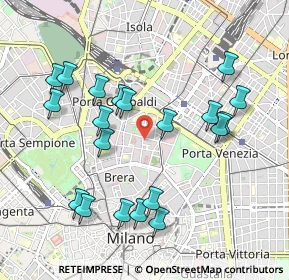 Mappa Piazza Sant' Angelo, 20121 Milano MI, Italia (1.0125)