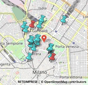 Mappa Piazza Sant' Angelo, 20121 Milano MI, Italia (0.711)