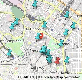 Mappa Piazza Sant' Angelo, 20121 Milano MI, Italia (1.0685)