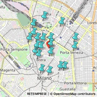Mappa Piazza Sant' Angelo, 20121 Milano MI, Italia (0.8125)
