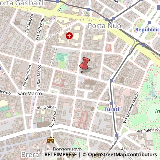 Mappa Via della Moscova, 22, 20121 Milano, Milano (Lombardia)