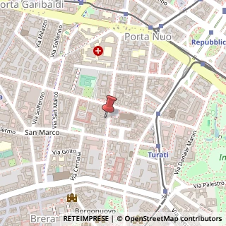 Mappa Corso di Porta Nuova, 15, 20121 Milano, Milano (Lombardia)