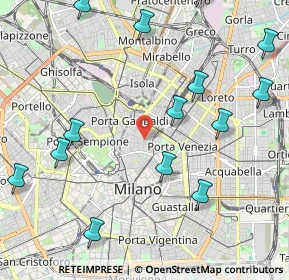 Mappa Piazza Sant' Angelo, 20121 Milano MI, Italia (2.61786)