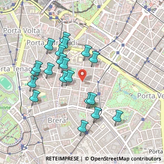Mappa Piazza Sant' Angelo, 20121 Milano MI, Italia (0.4705)