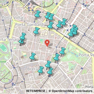 Mappa Piazza Sant' Angelo, 20121 Milano MI, Italia (0.5545)