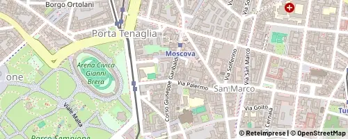 Mappa Milán