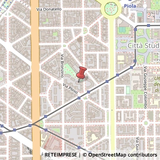Mappa Via Pinturicchio, 5, 20133 Milano, Milano (Lombardia)