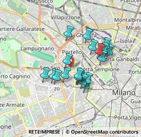 Mappa Residenze Libeskind, 20149 Milano MI, Italia (1.3765)