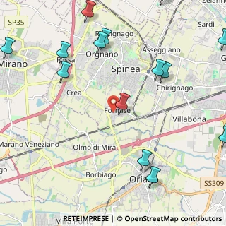 Mappa Via Belluno, 30038 Spinea VE, Italia (3.4675)