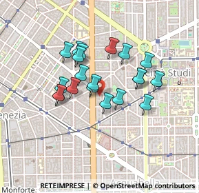 Mappa Via A. D'Aosta, 20129 Milano MI, Italia (0.346)