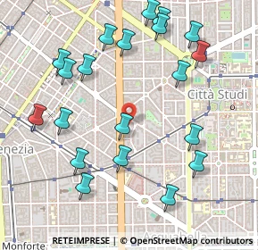 Mappa Via A. D'Aosta, 20129 Milano MI, Italia (0.5795)