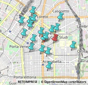 Mappa Via A. D'Aosta, 20129 Milano MI, Italia (0.776)