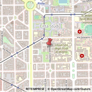 Mappa Via Giuseppe Colombo, 81/A, 20133 Milano, Milano (Lombardia)