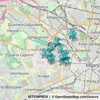 Mappa Piazzale Fratelli Zavattari, 20148 Milano MI, Italia (1.18467)