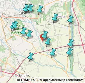 Mappa Via Repubblica, 13040 Buronzo VC, Italia (8.557)