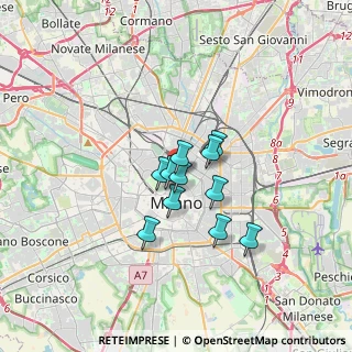 Mappa Via San Fermo, 20121 Milano MI, Italia (2.18636)