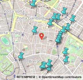 Mappa Via San Fermo, 20121 Milano MI, Italia (0.5795)