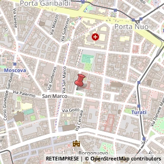 Mappa Piazzale del Crosione, 13, 20121 Milano, Milano (Lombardia)