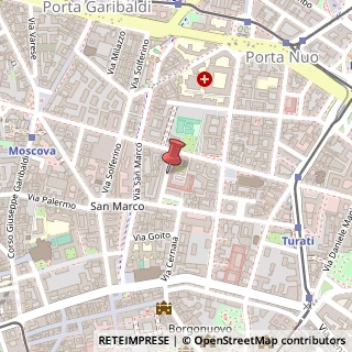 Mappa Via della Moscova, 19/21, 20145 Milano, Milano (Lombardia)