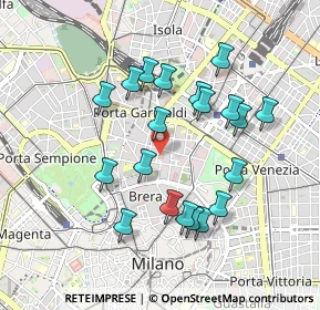 Mappa Via San Fermo, 20121 Milano MI, Italia (0.865)