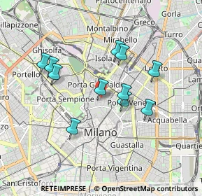 Mappa Via San Fermo, 20121 Milano MI, Italia (1.57273)