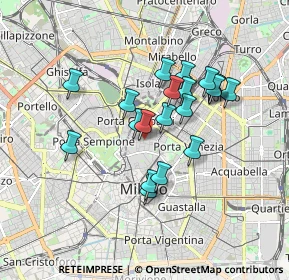 Mappa Via San Fermo, 20121 Milano MI, Italia (1.4465)