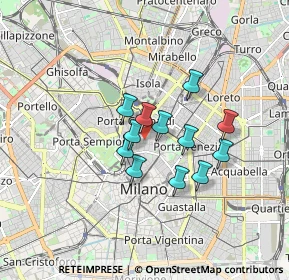 Mappa Via San Fermo, 20121 Milano MI, Italia (1.21417)