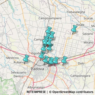 Mappa Via Parpaiola, 35011 Campodarsego PD, Italia (4.89563)