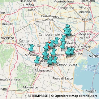 Mappa Via Parpaiola, 35011 Campodarsego PD, Italia (10.5675)
