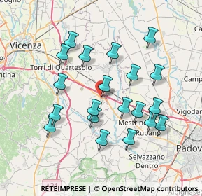 Mappa Via Giuseppe Mazzini, 36040 Grisignano di Zocco VI, Italia (7.068)