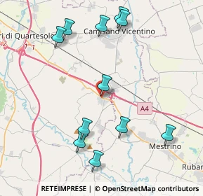 Mappa Via Giuseppe Mazzini, 36040 Grisignano di Zocco VI, Italia (4.47)