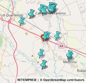 Mappa Via Giuseppe Mazzini, 36040 Grisignano di Zocco VI, Italia (4.4135)