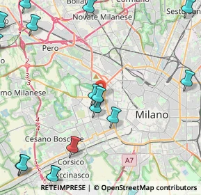 Mappa 20148 Milano MI, Italia (6.56333)