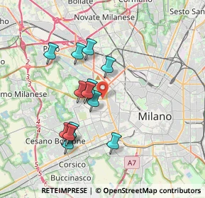 Mappa 20148 Milano MI, Italia (3.20846)