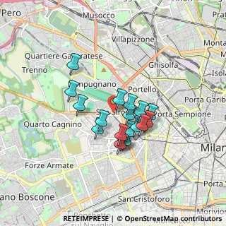 Mappa 20148 Milano MI, Italia (1.23889)